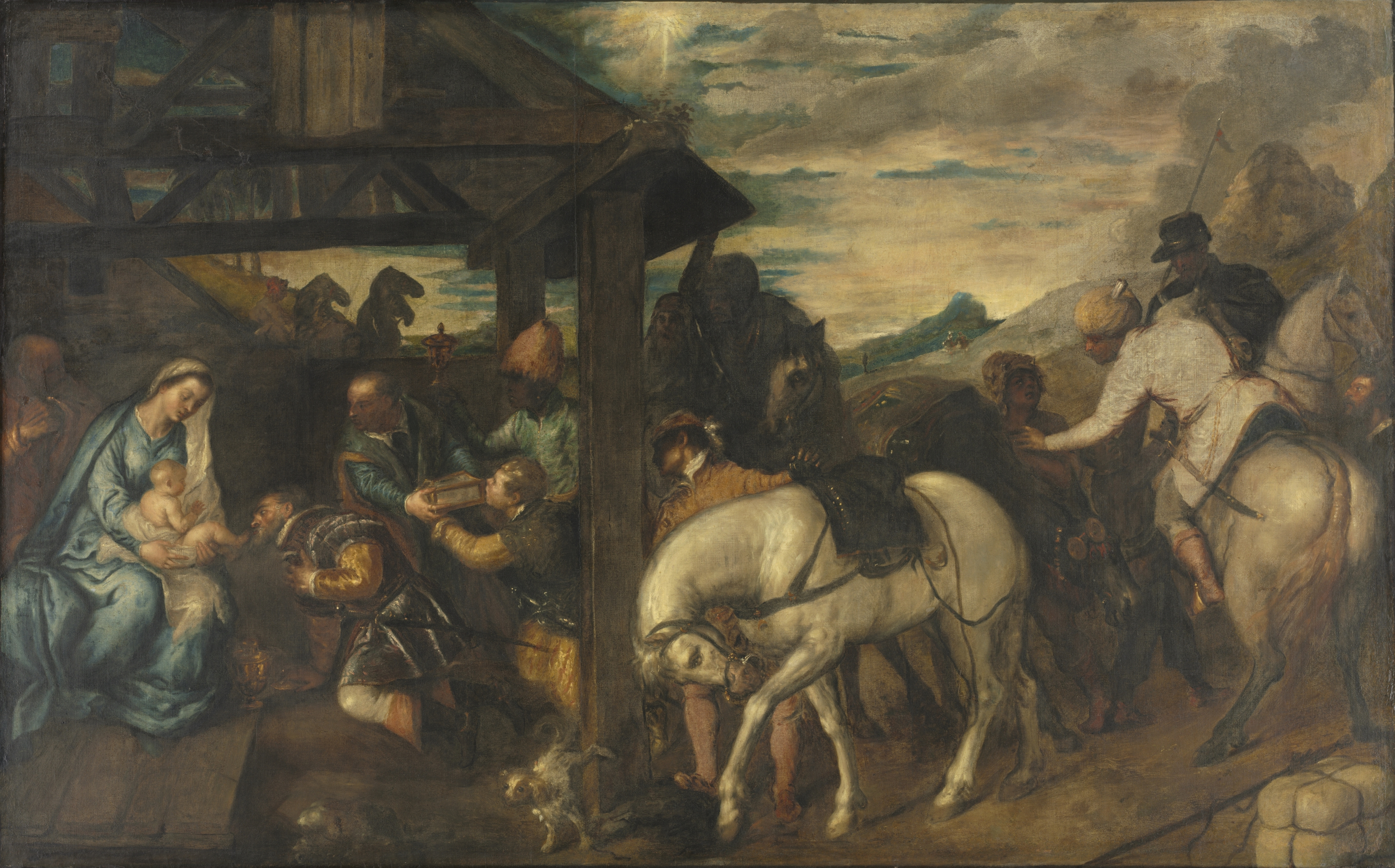 Adoration of the Magi by Titian, fine art print