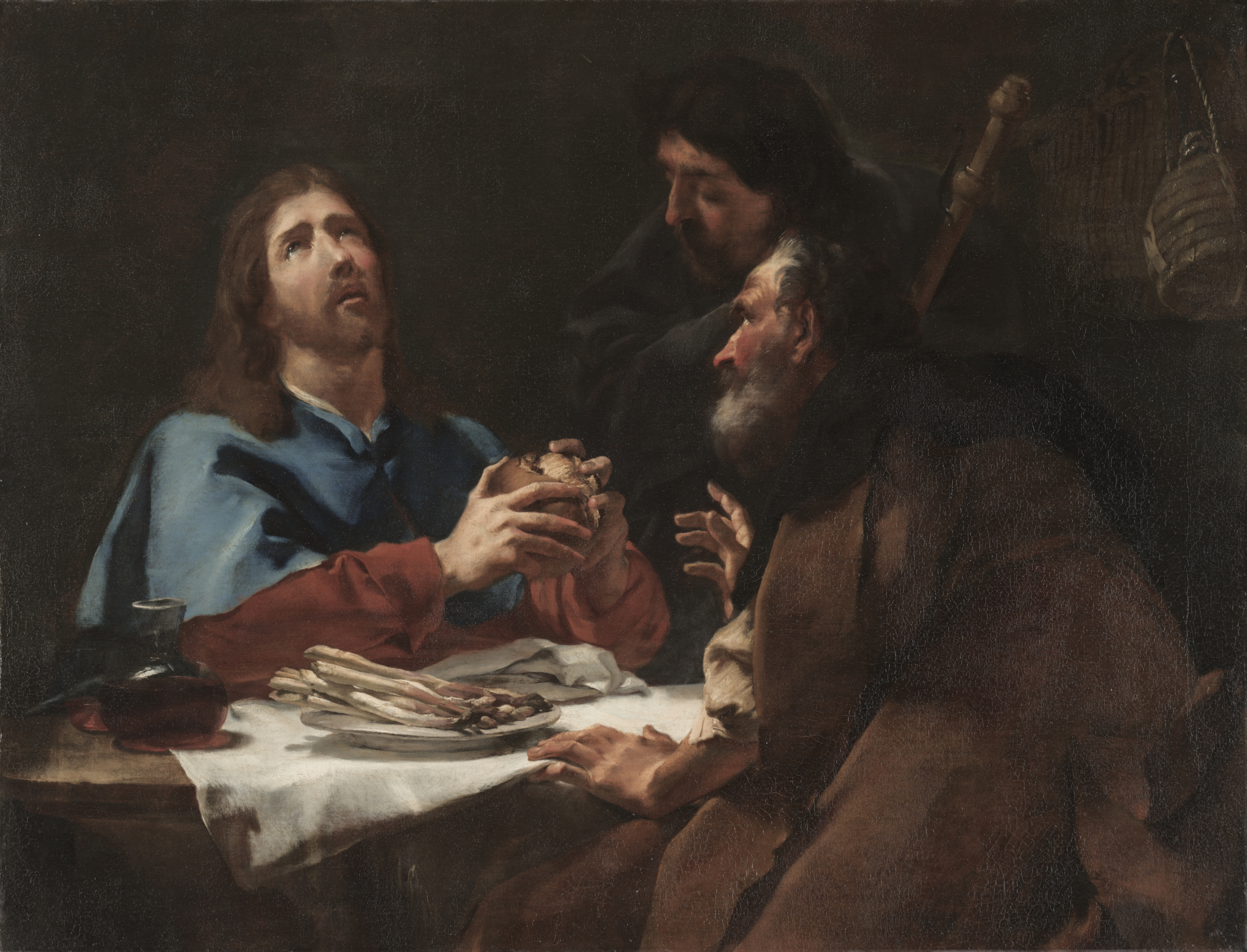 The Supper at Emmaus by Giovanni Battista Piazzetta, fine art print