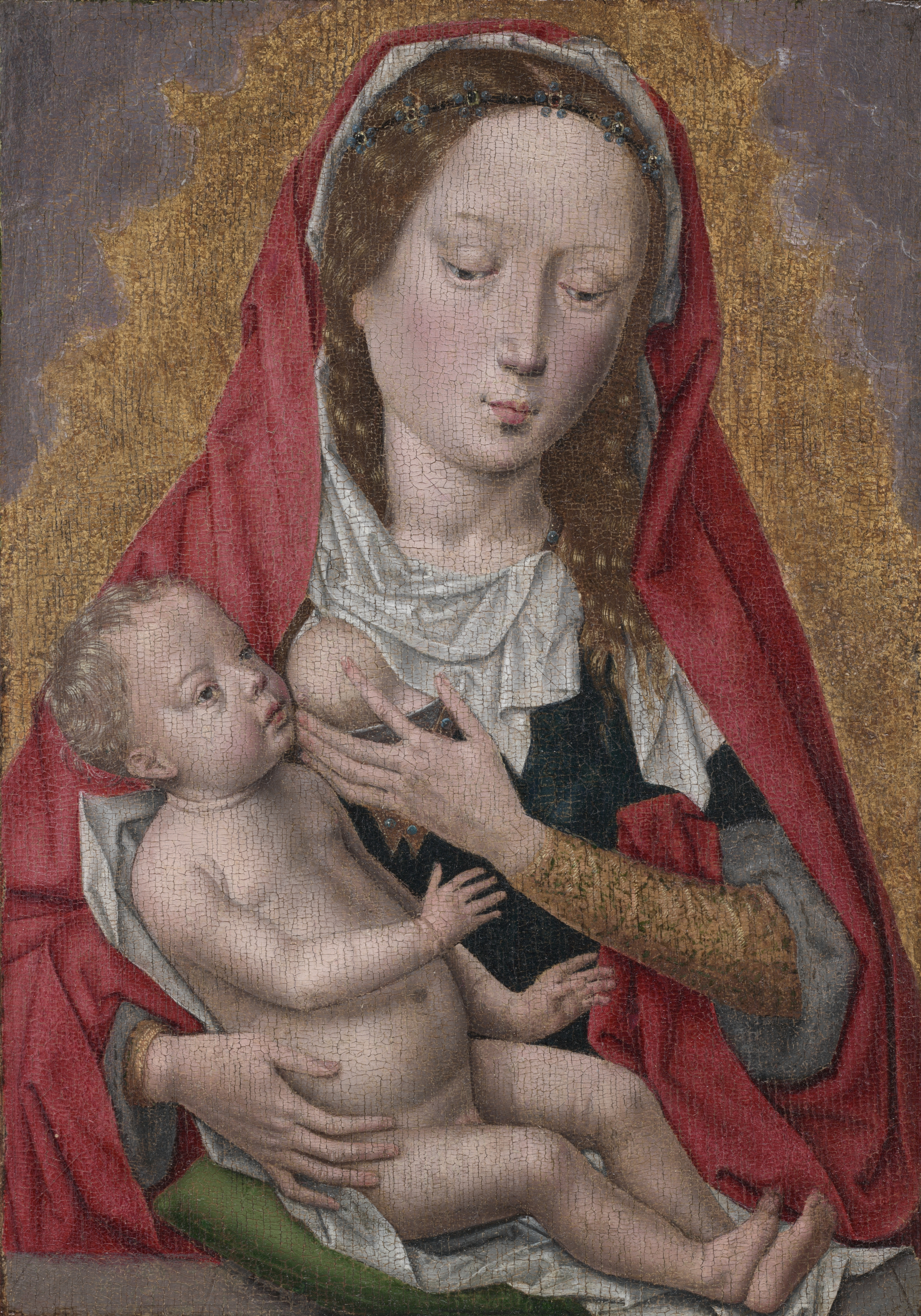 Virgin and Child by Hans Memling, fine art print