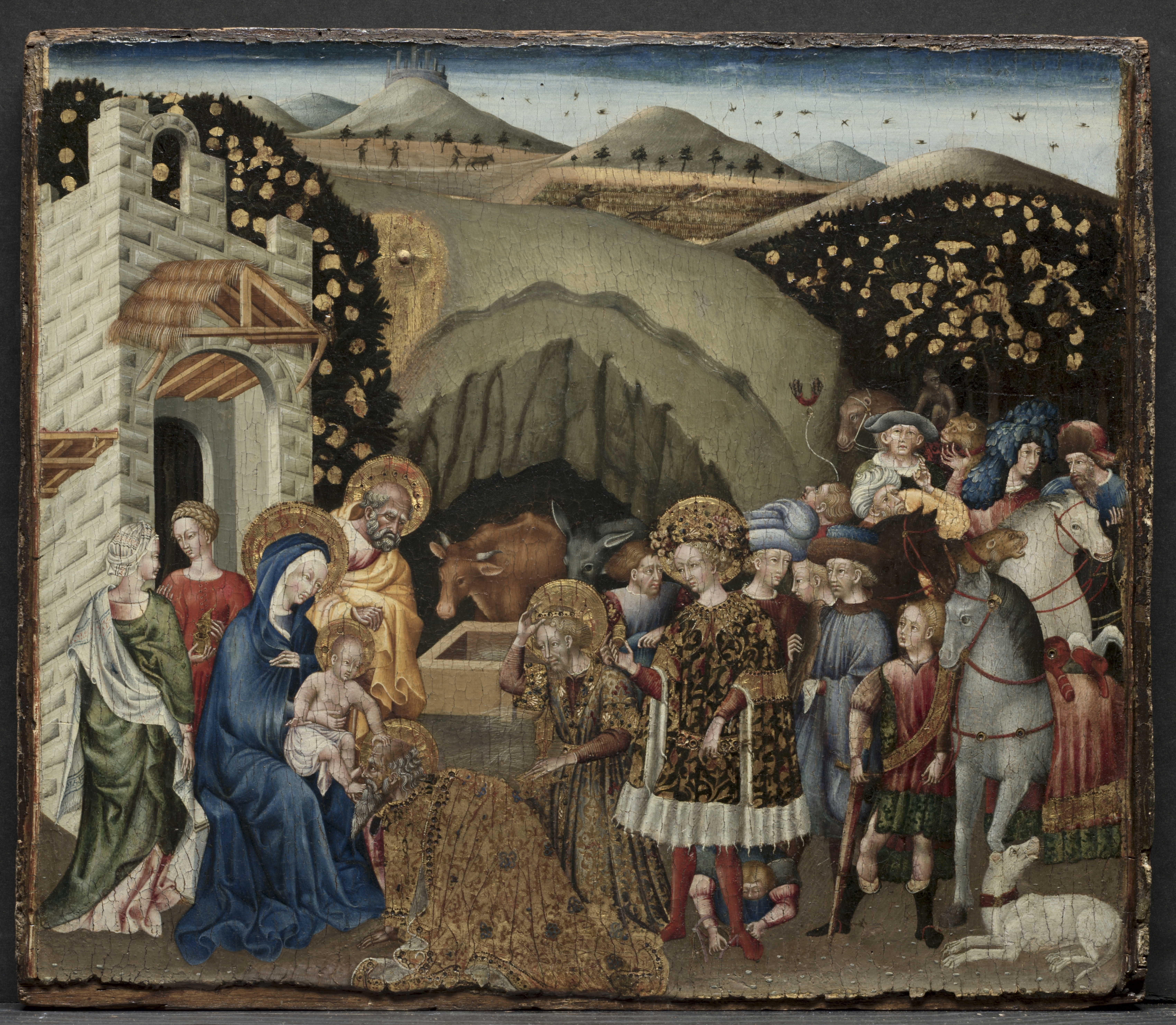 The Adoration of the Magi by Giovanni di Paolo, fine art print