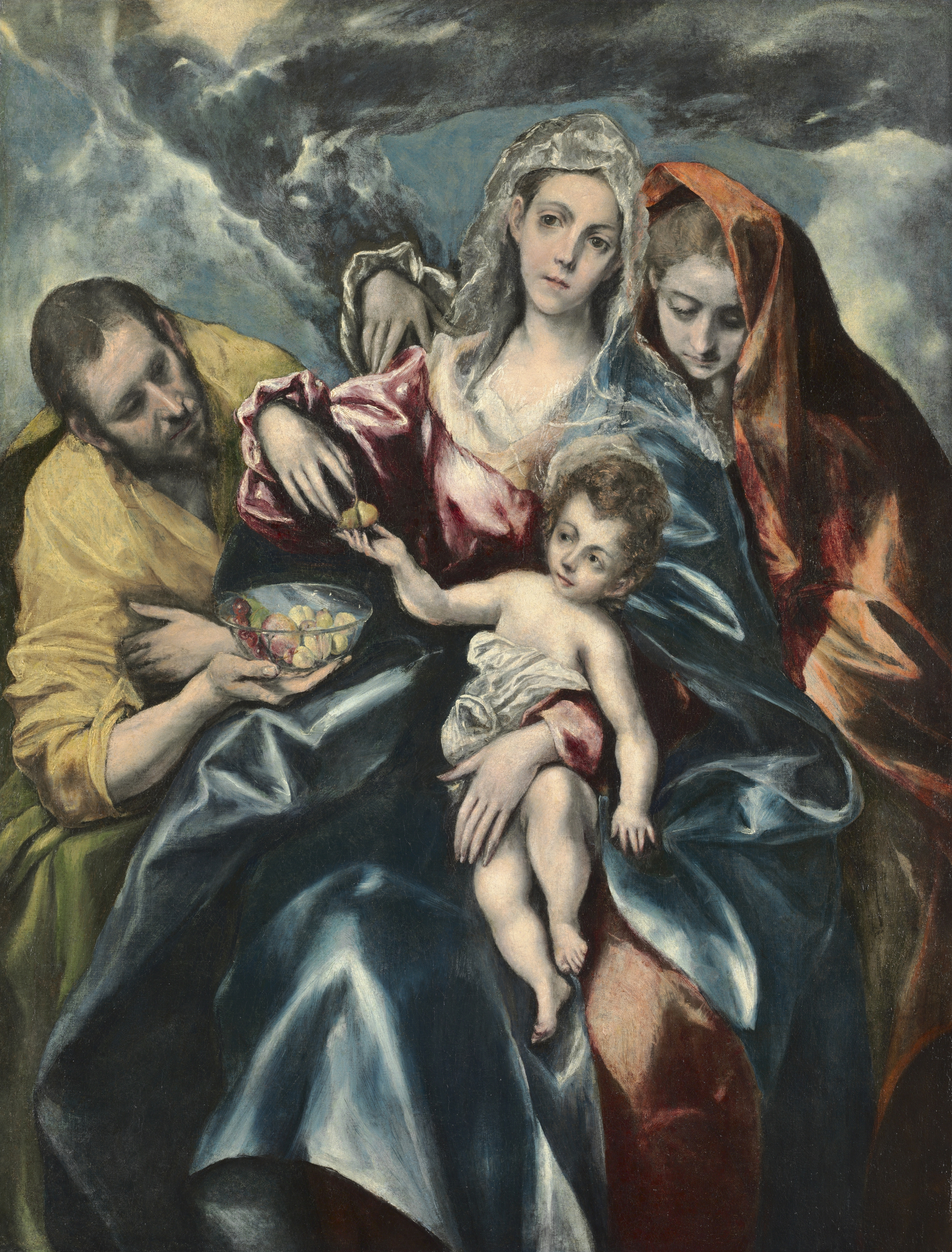 The Holy Family with Mary Magdalen by El Greco, fine art print