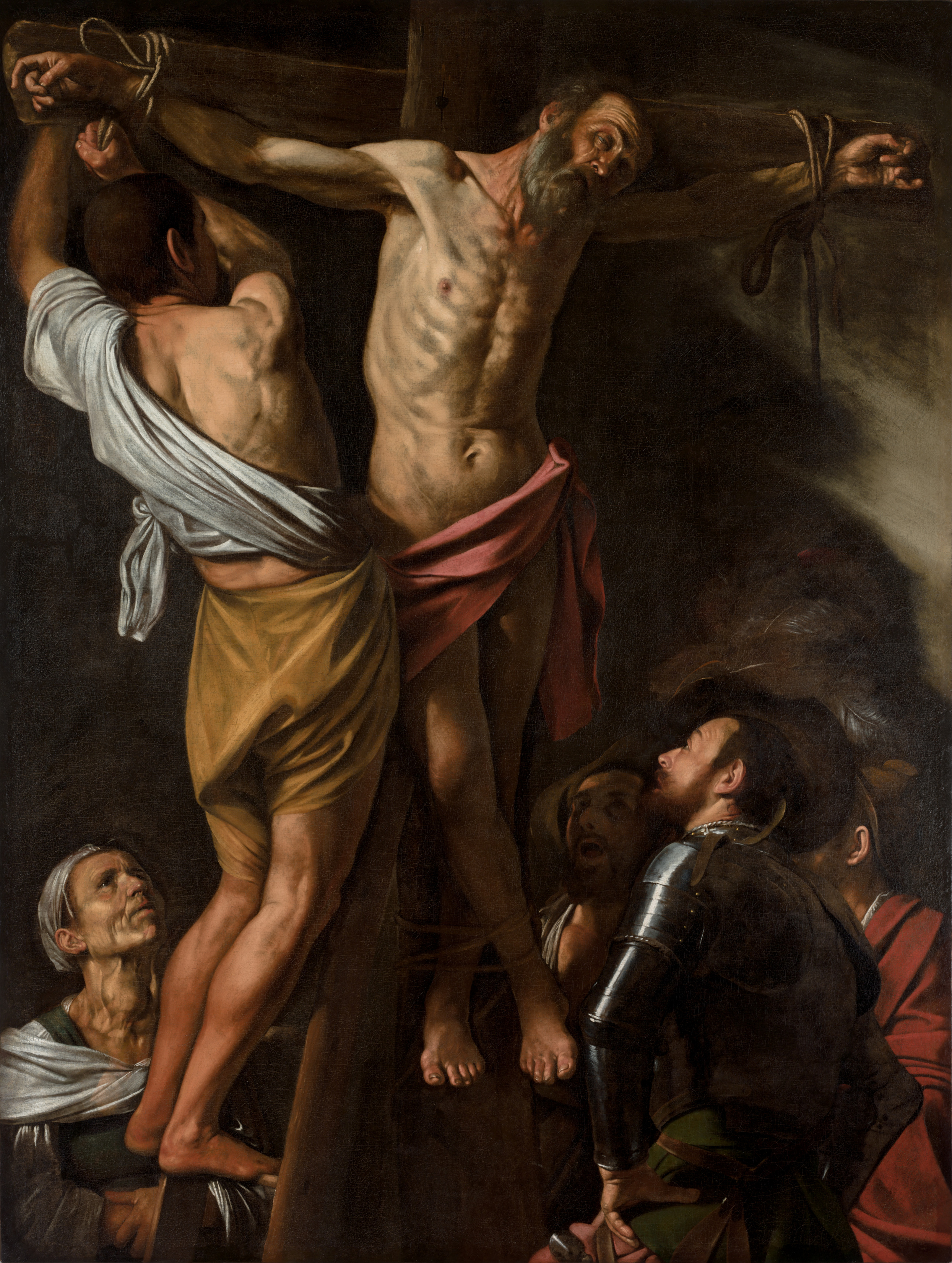 The Crucifixion of Saint Andrew by Caravaggio, fine art print
