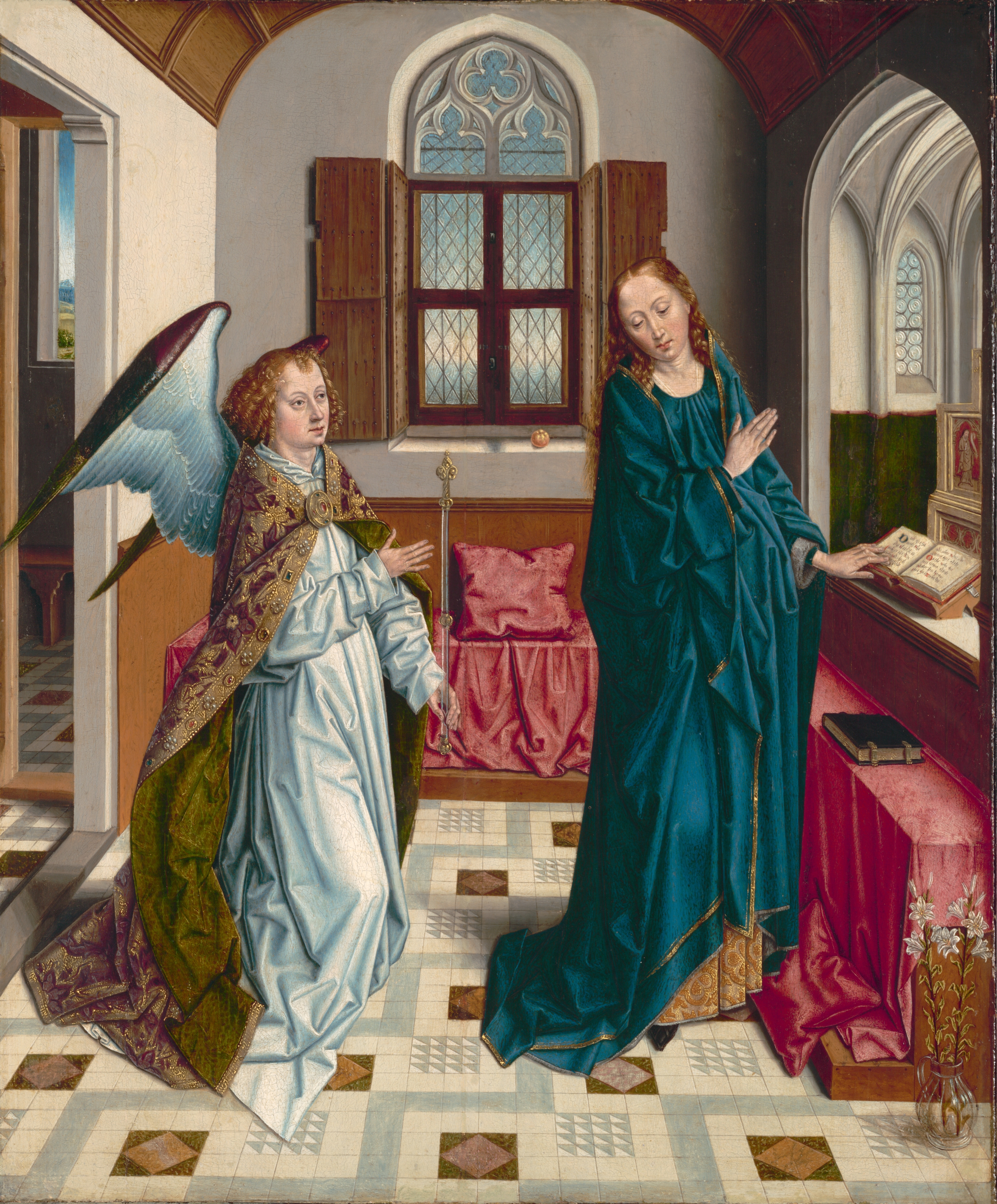 The Annunciation by Albert Bouts, fine art print