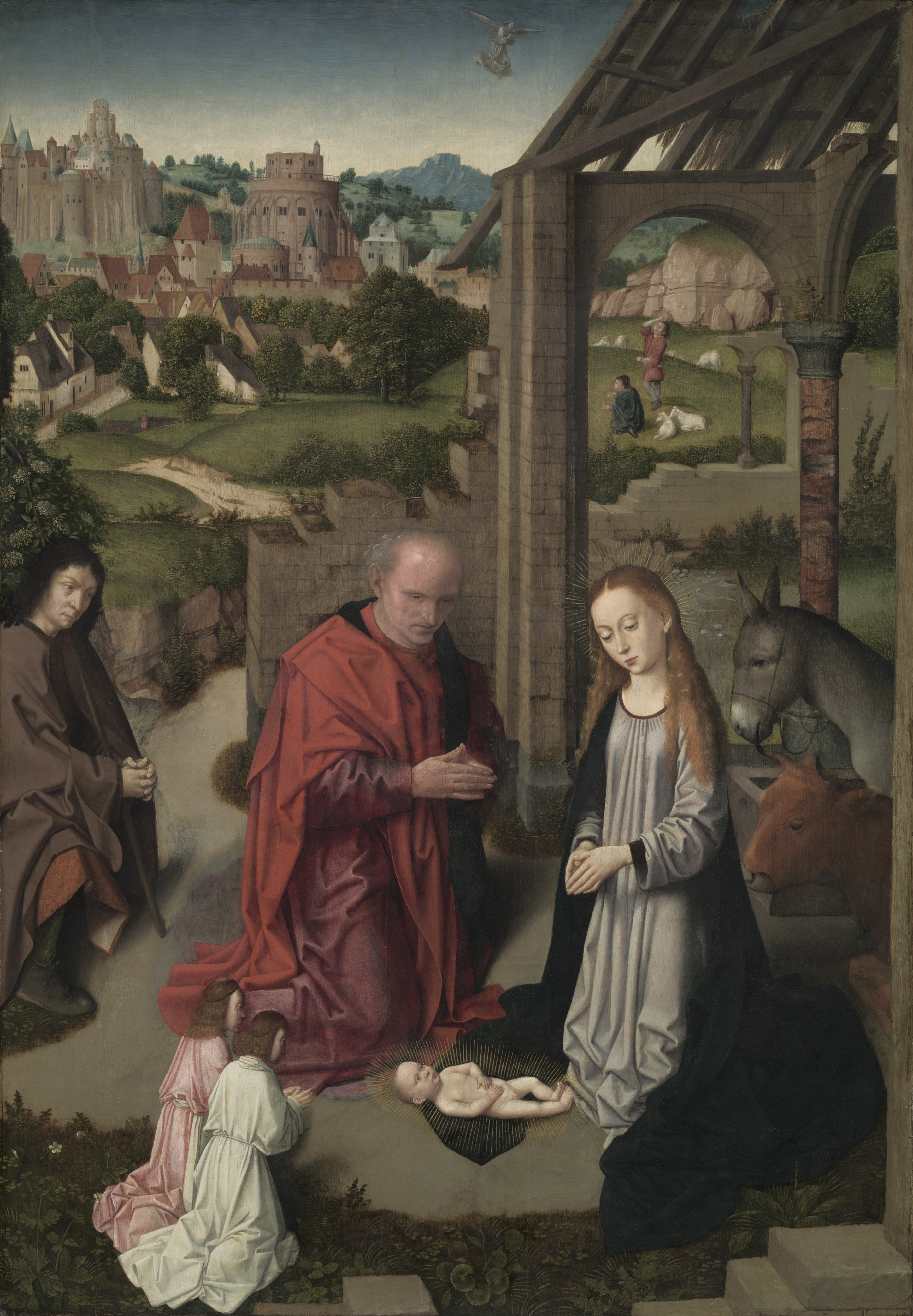 The Nativity by Gerard David, fine art print