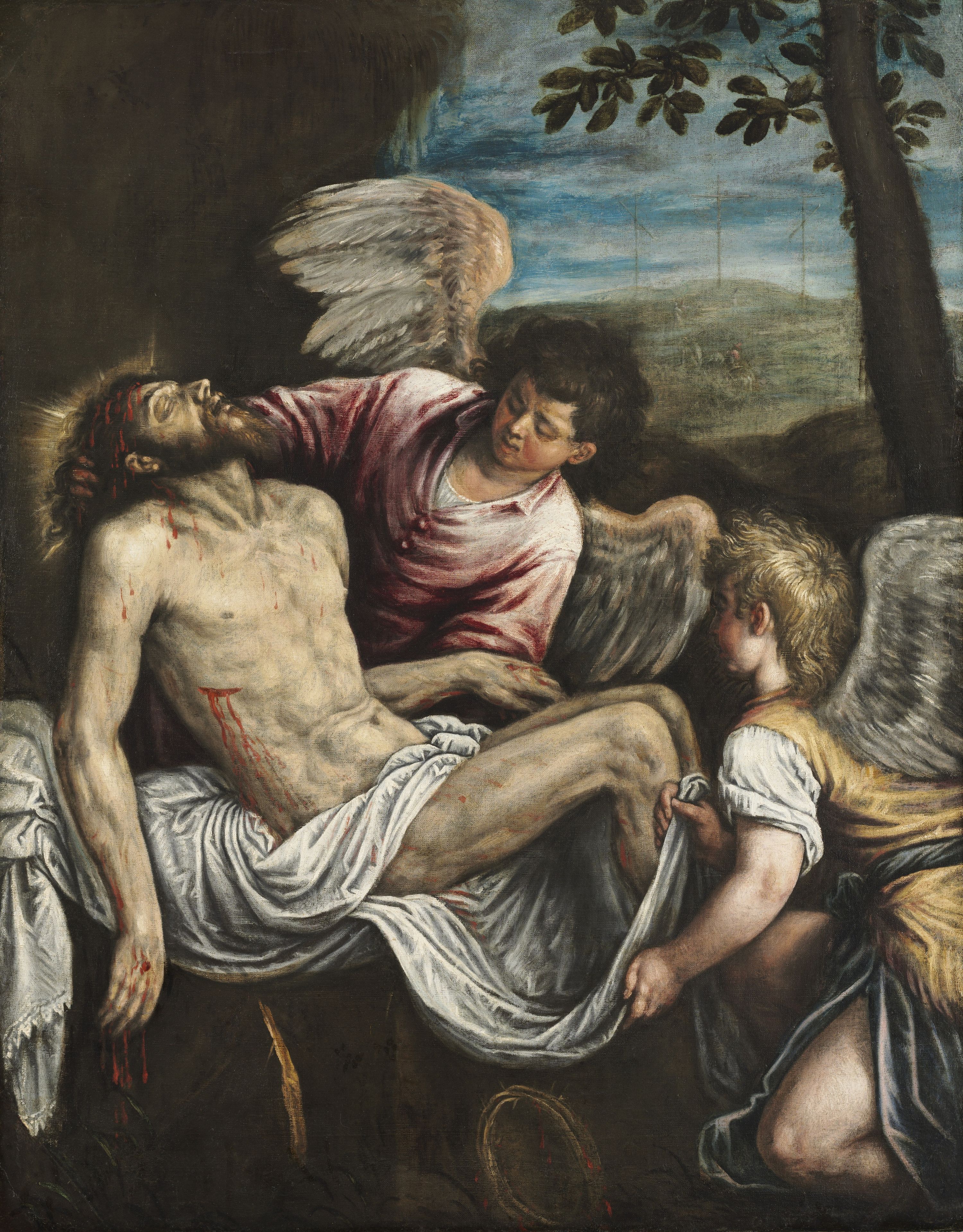 The Dead Christ with Angels